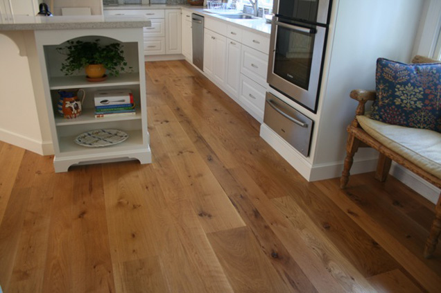 Wide Plank Kitchen Floor