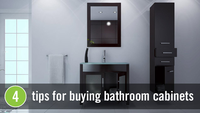4 Tips for Buying Bathroom Cabinets