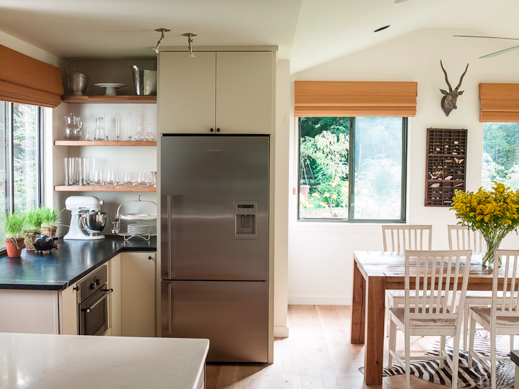 Natural Light Open White Kitchen