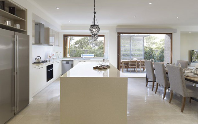 Open Plan Kitchen Island