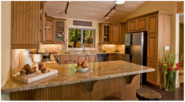 Sandstone Rope Kitchen Cabinets