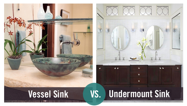 Vessel Sink vs. Undermount Sink
