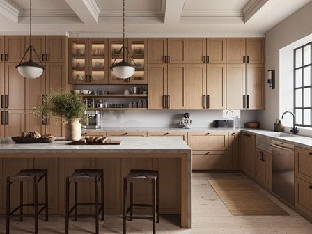 Farmhouse kitchen cabinets